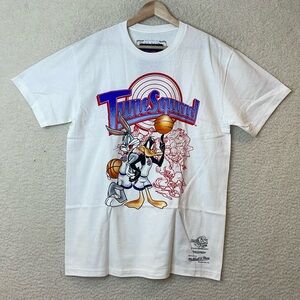 NWT Mitchell & Ness Mens Space Jam 25th Anniversary Tune Squad Shirt SIZE MEDIUM